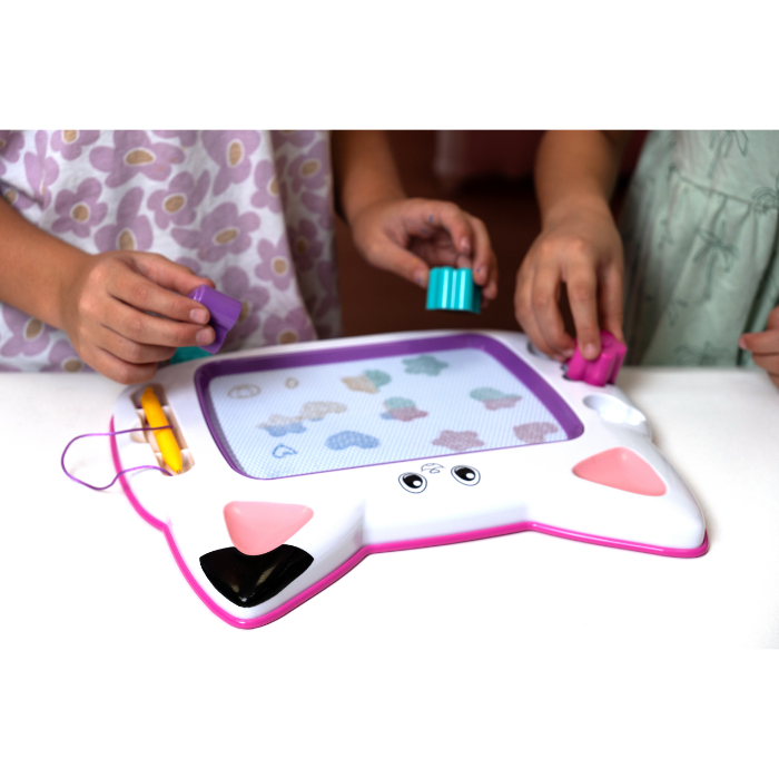 A classic magnetic doodle board. Draw and erase on the color magnetic ...