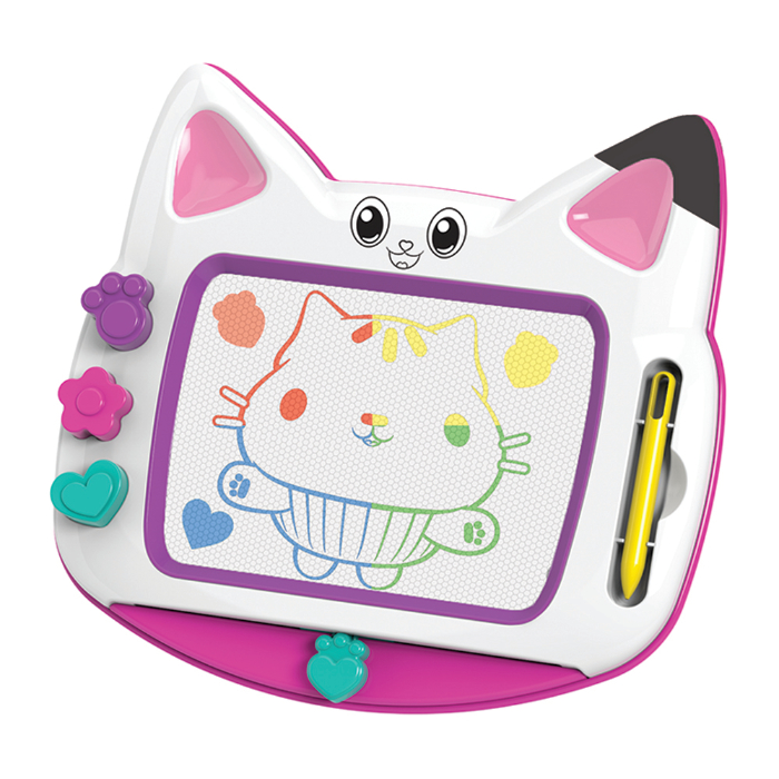 A classic magnetic doodle board. Draw and erase on the color magnetic ...