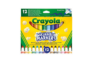 Crayola Washable Markers Broadline 12ct