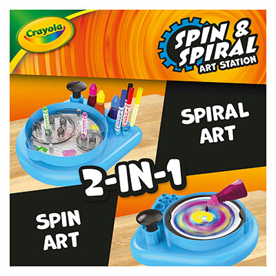 Crayola Spin N Spiral Art Station 2.0