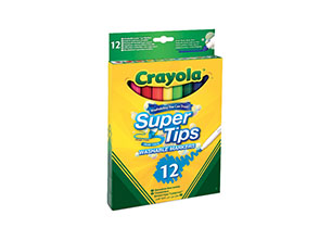 Crayola Supertips Washable Markers 12ct