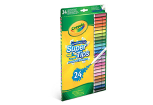 Crayola Supertips Washable Markers 24ct