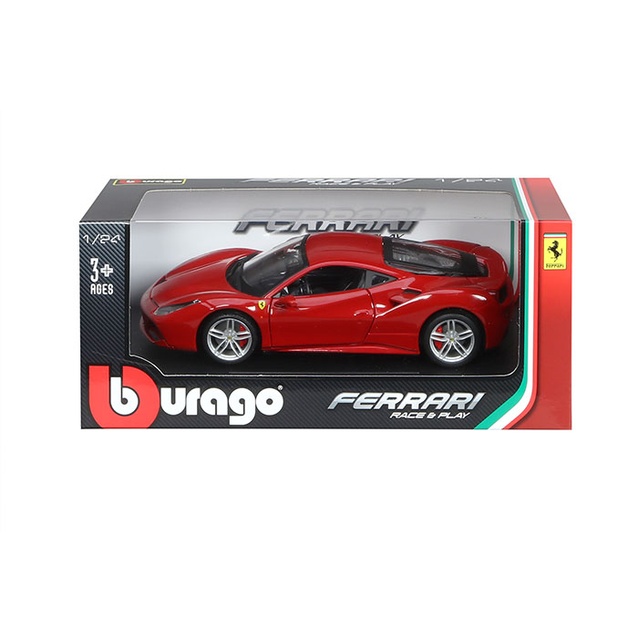 Bburago 124 Ferrari 488 Gtb Bburago Prima Toys