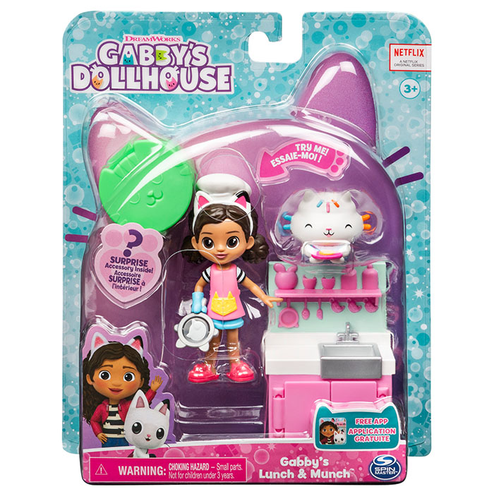  Gabby's Dollhouse, 7-inch Cakey Cat Purr-ific Plush Toy, Kids  Toys for Ages 3 and Up : Toys & Games