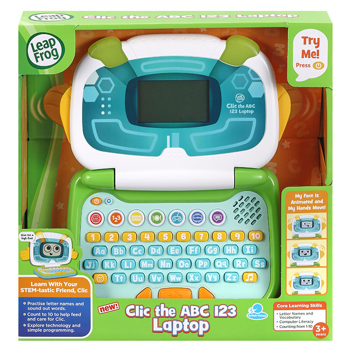 Leapfrog Clic the ABC 123 Laptop - Scout, LeapFrog