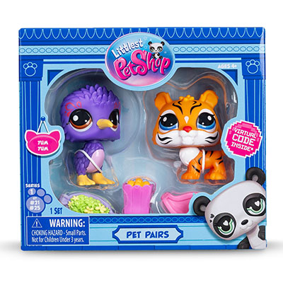 Littlest Pet Shop Pets Pair 2 Pack in CDU Assorted - Wave 1