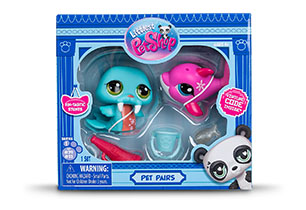 Littlest Pet Shop Pets Pair 2 Pack in CDU Assorted - Wave 1