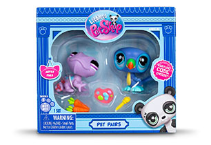 Littlest Pet Shop Pets Pair 2 Pack in CDU Assorted - Wave 1