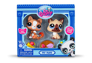 Littlest Pet Shop Pets Pair 2 Pack in CDU Assorted - Wave 1