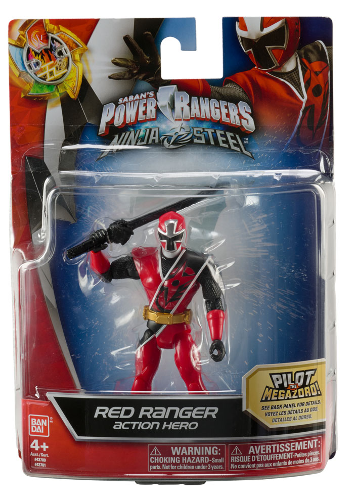 power ranger ninja steel figures 30cm