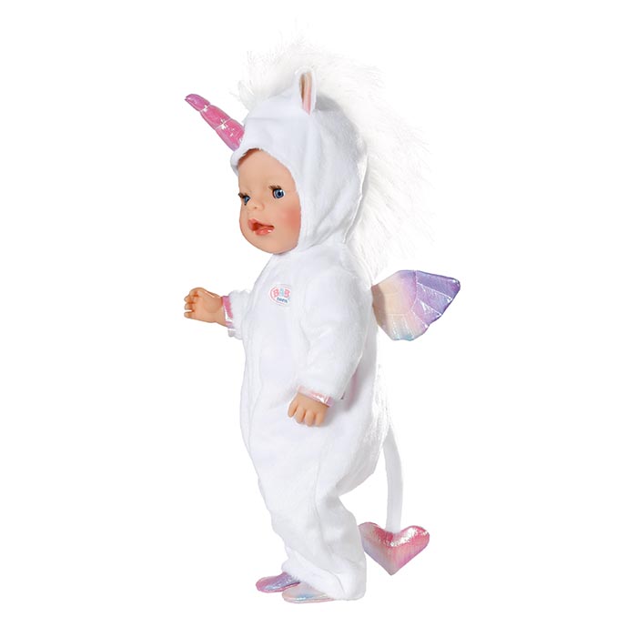 baby born unicorn onesie set