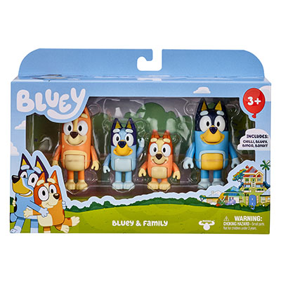 Bluey Season 11 4 Pack Figure Set