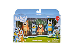 Bluey Season 11 4 Pack Figure Set