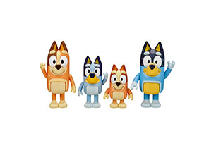 Bluey Season 11 4 Pack Figure Set