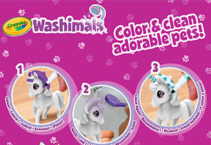 Crayola Washimals Peculiar Pets