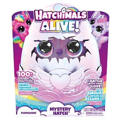 Hatchimals Alive Secret Hatch Pufficorn