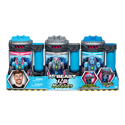 Mr Beast Lab Mutators Beast Mutation Chamber 3 Assorted - Stealth Panther