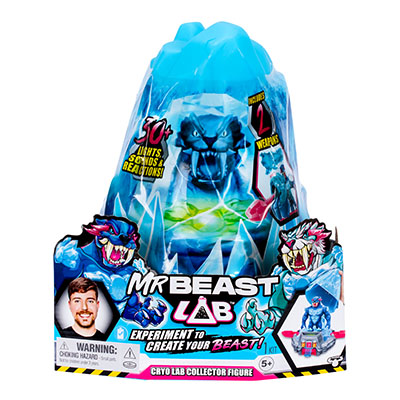 Mr Beast Lab Single Pack Cryo Lab Collector Figure