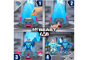 Mr Beast Lab Single Pack Cryo Lab Collector Figure