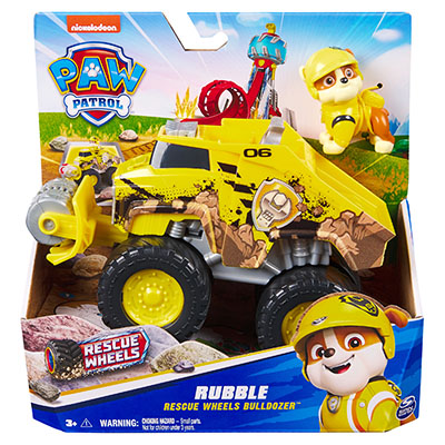 Paw Patrol Themed Vehicles Rescue Wheels - Rubble