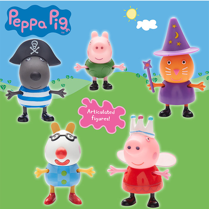 peppa pig talking figure dress up