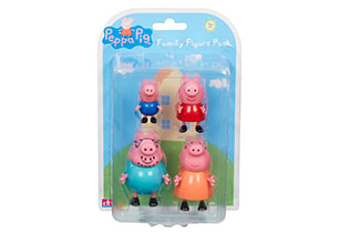 peppa pig family teddies