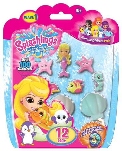 Splashlings Mermaid & Friends 12 Pack | Splashlings | Prima Toys