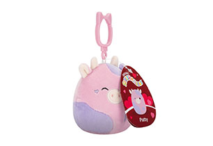 Squishmallow Heart 3.5inch Clip On Plush