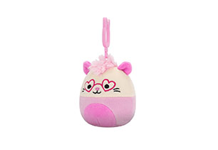 Squishmallow Heart 3.5inch Clip On Plush