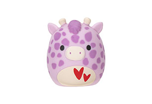 Squishmallow Heart 2.5inch Squooshems In CDU