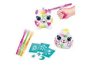 Style 4 Ever 2 Pack Mini A/Brush Plush In Can Neon