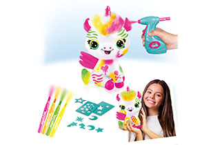 Style 4 Ever A/Brush Plush Neon Unicorn