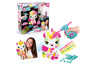 Style 4 Ever A/Brush Plush Neon Unicorn