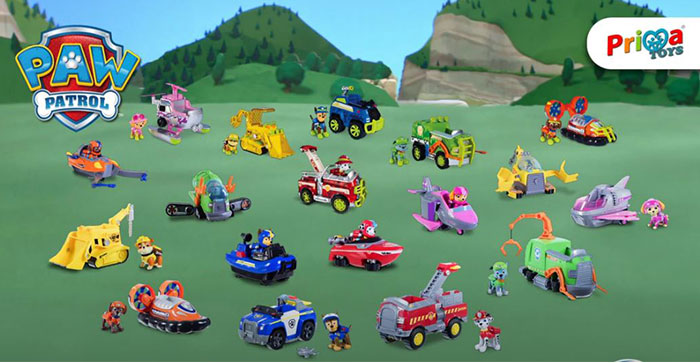 Paw Patrol Core Basic Vehicles and Pup - Video