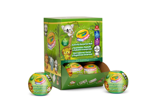 Crayola Imagipals-4-in-1 Activity Surprise Ball-Display 12ct